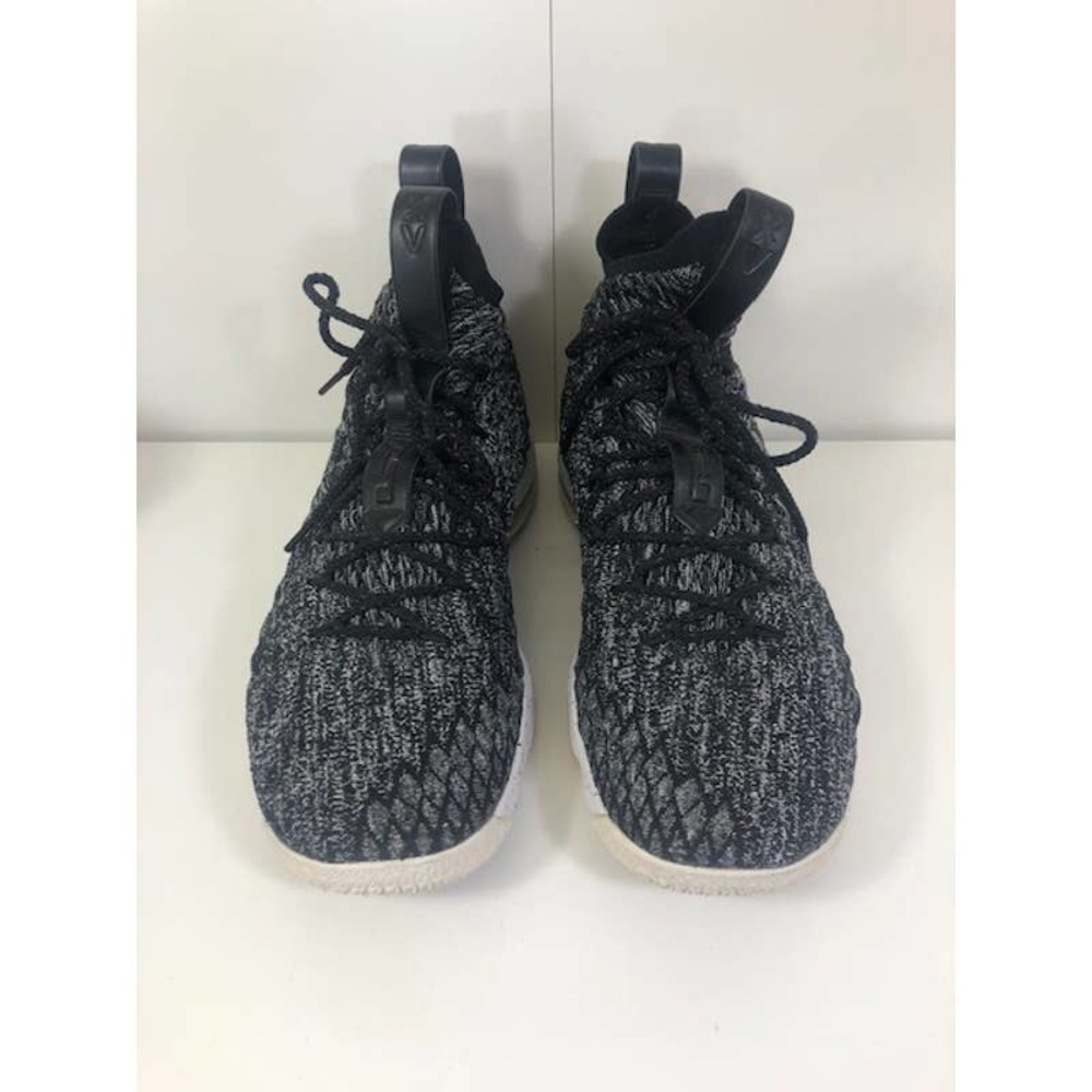 Nike LeBron 15 XV Ashes Black White Oreo Basketball Shoes-897648-002, Men’s 10